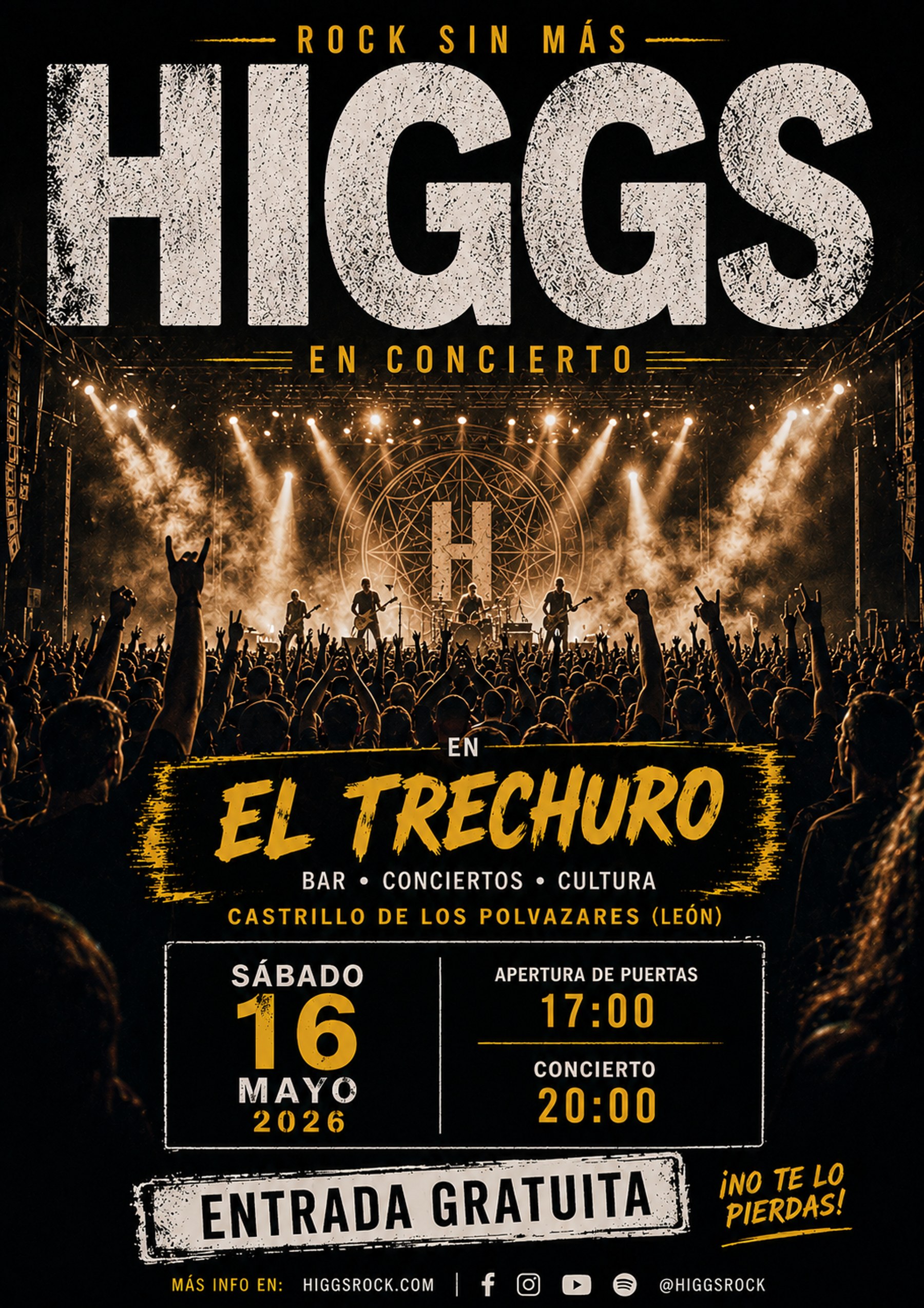 Higgs en Concierto en la sala 'El Trechuro'