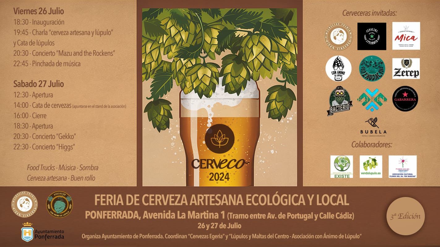 Higgs en directo en 'Feria de la Cerveza Artesana y Local' en Ponferrada